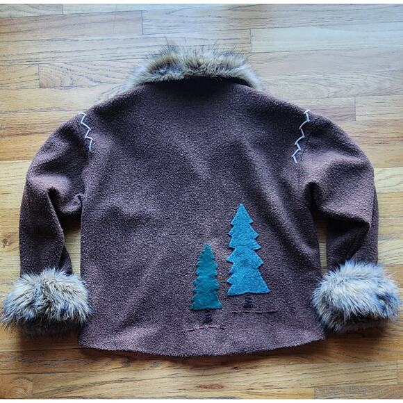 Tasha Polizzi Brown Jacket with Fur Trim - Picture 2 of 7